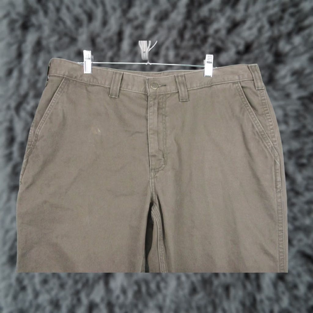Carhartt Carhartt Rugged Pants 38x30 Mens Brown Duck Canvas Work Utility Shirt? Size US 38 / EU 54 - 1 Thumbnail