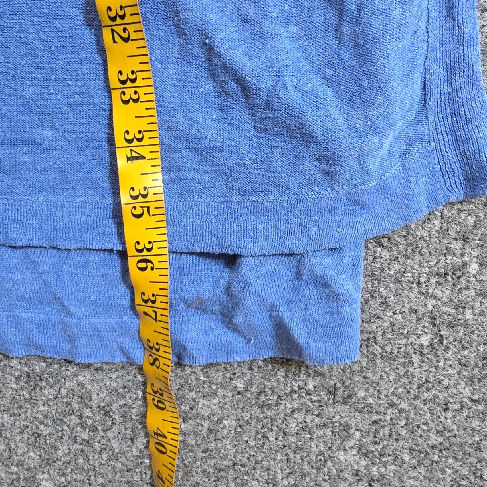 J. Jill J Jill Tunic Blouse Womens XL Blue Linen Knit 3/4 Sleeve Casual Beachy Shirt Modern Classic Womens Size XL / US 12-14 / IT 48-50 - 6 Thumbnail