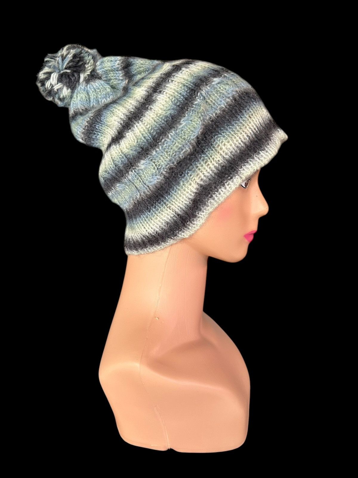Japanese Brand × Kapital × Vintage Crochet Knitted Japan Beanie Hats ☠️☠️ Size ONE SIZE - 4 Thumbnail