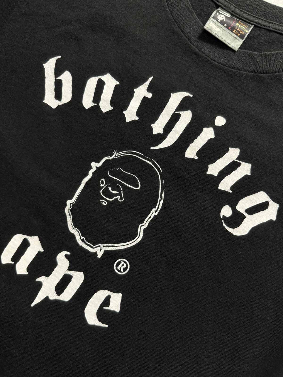 Bape Vintage 1999-2005 2000s 00s A Bathing Ape Bape Black T-shirt Size US M / EU 48-50 / 2 - 3 Thumbnail