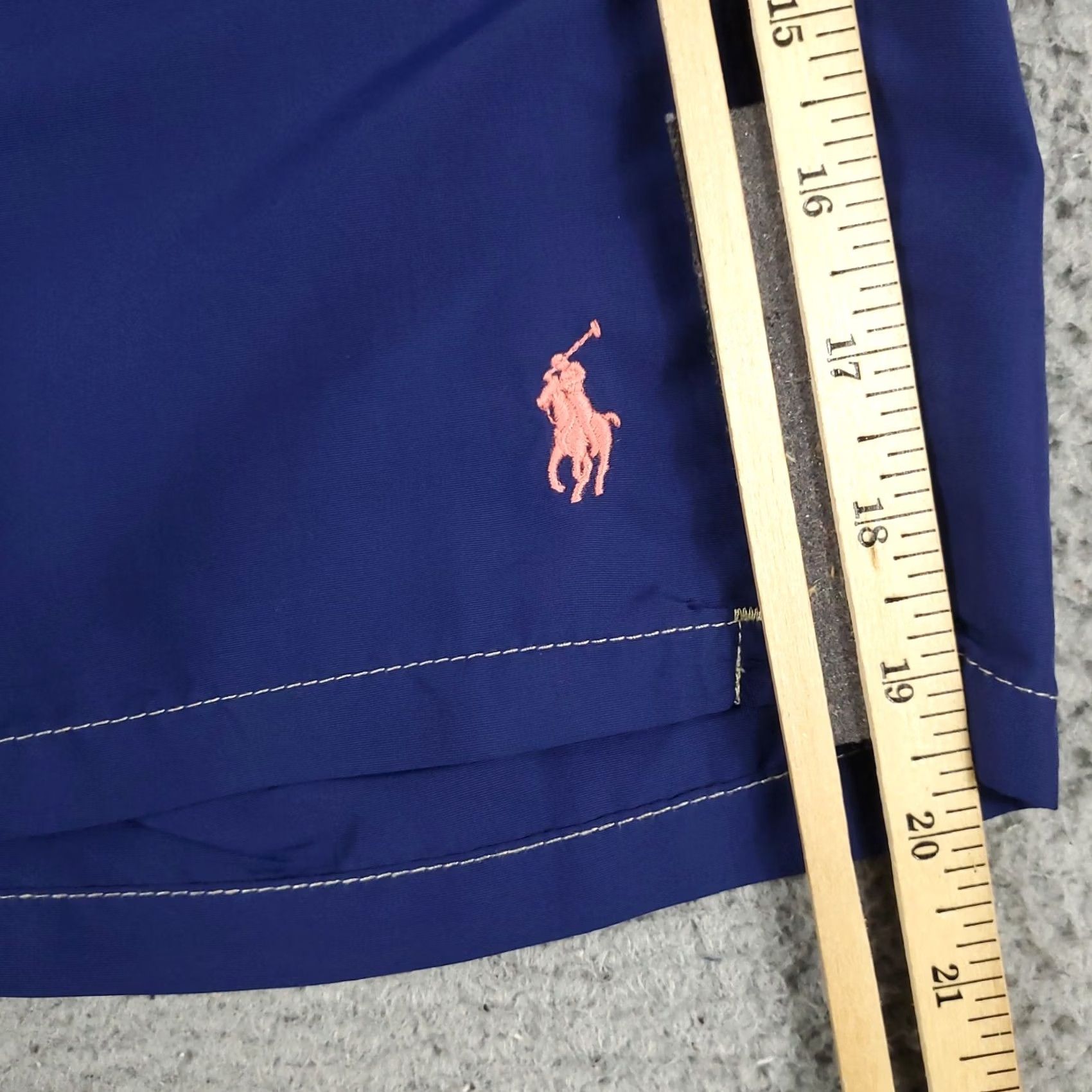 Polo Ralph Lauren Ralph Lauren Shorts Mens Large Blue Pony Beach Board Shorts Swim Trunks Size US 33 - 5 Thumbnail