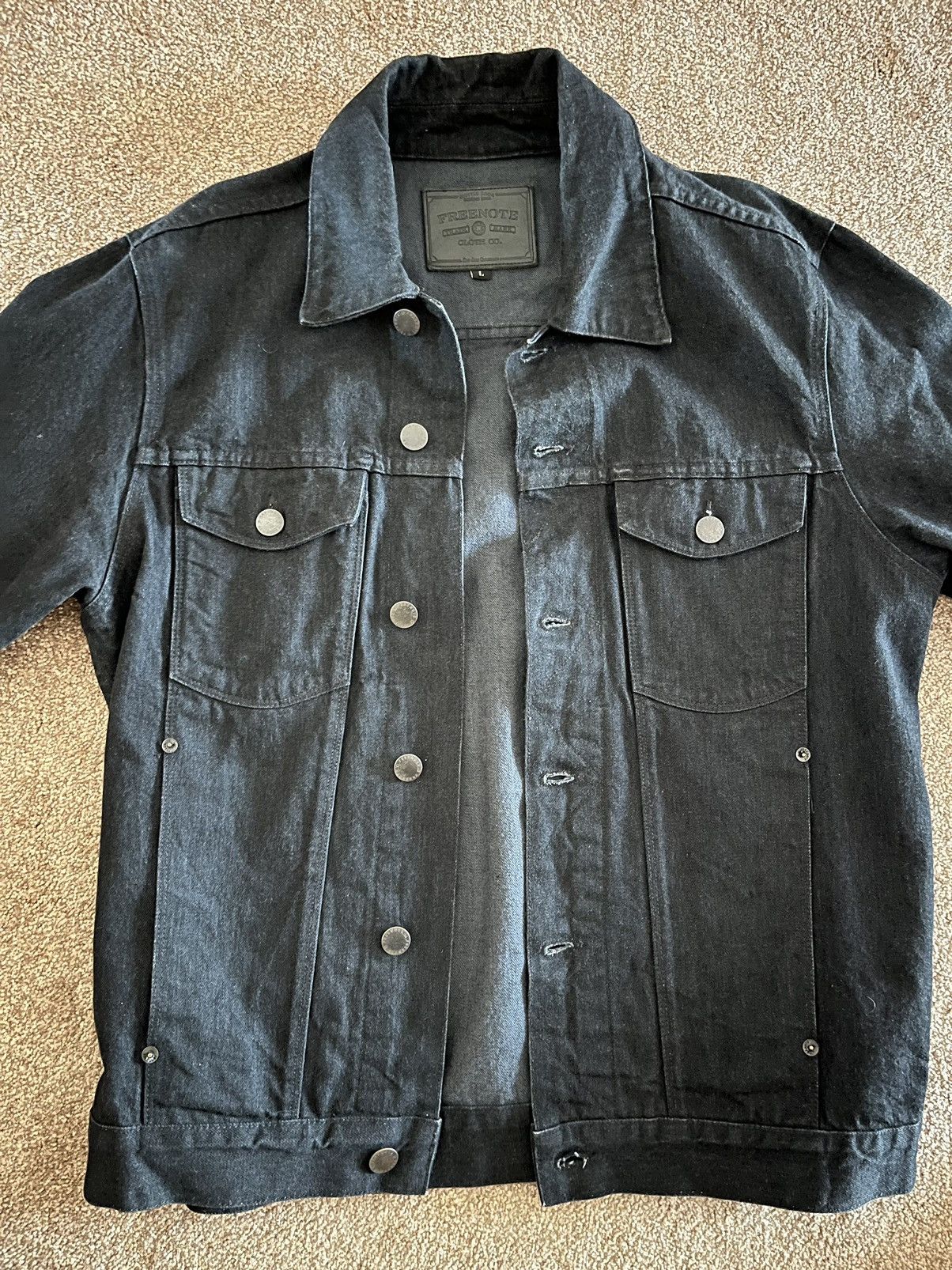 Freenote Cloth FREE NOTE CLOTH DENIM JACKET BLACK Size US L / EU 52-54 / 3 - 2 Thumbnail