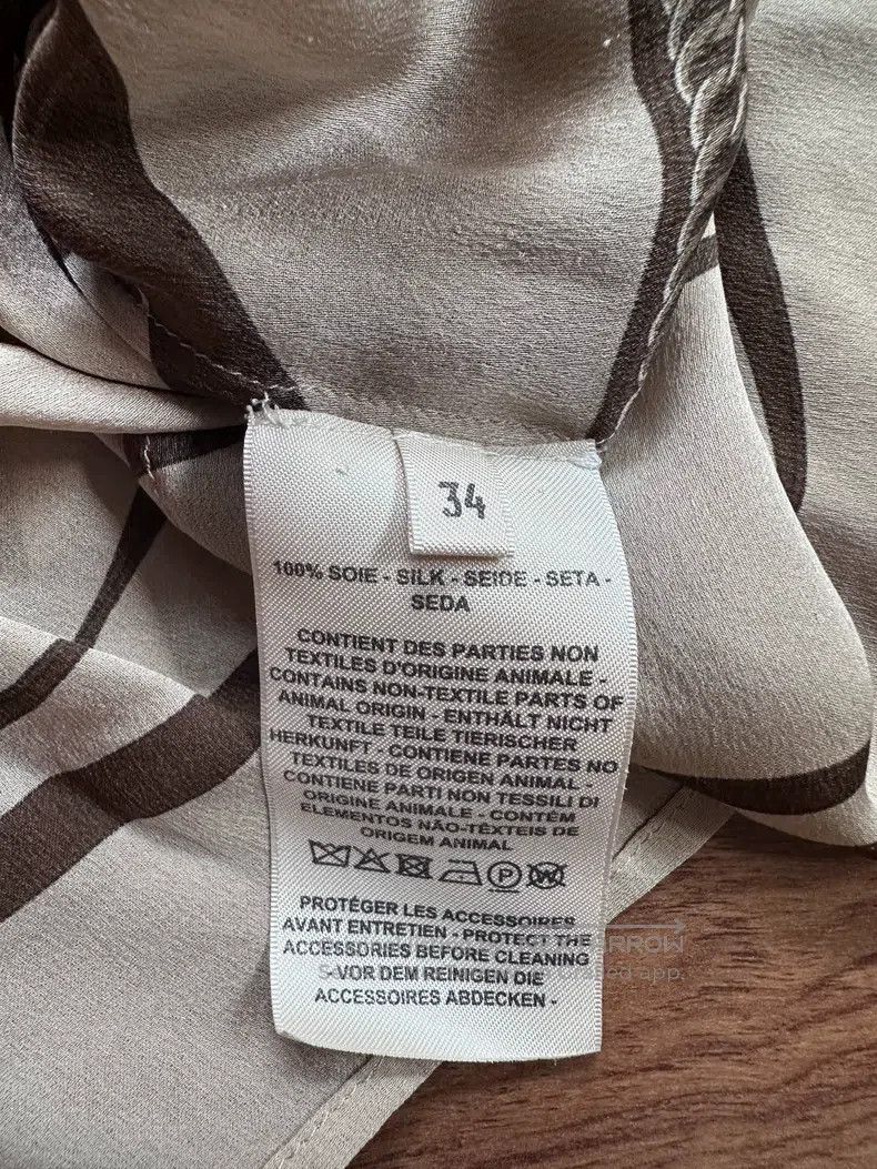 Hermes Hermes Silk Shirt Size XXS / US 00 / IT 34 - 4 Thumbnail