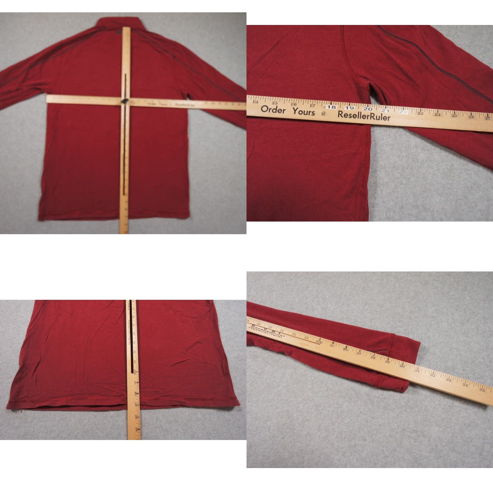 Vintage VINTAGE TASC Performance Shirt Mens Medium Red Long Sleeve 1/4 Zip Outdoor Bamboo Blend shirt Mens M Red 1/4 Zip Outdoor Built-In Logo Size US M / EU 48-50 / 2 - 8 Thumbnail