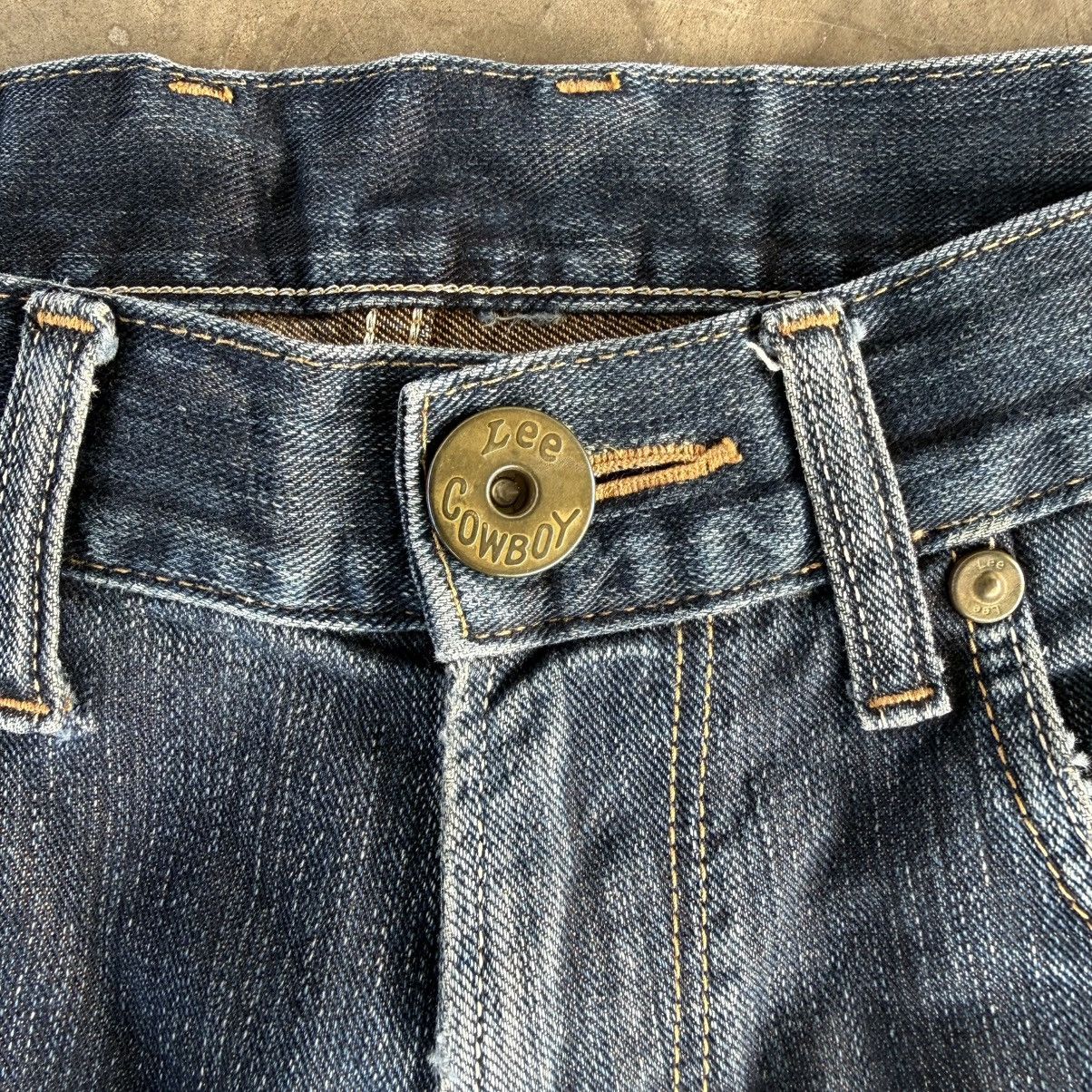 Lee W32x31.5 Vintage Lee Cowboy Twist Leg Ripped Denim Jean Pant Size US 32 / EU 48 - 5 Thumbnail
