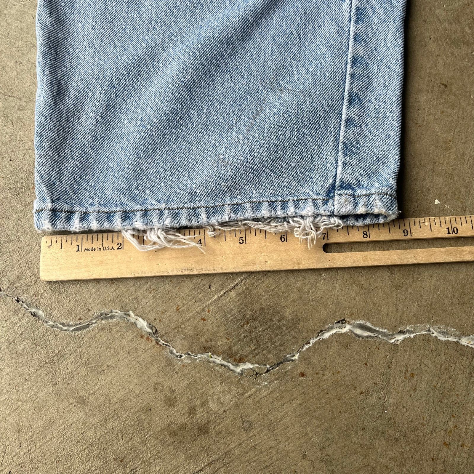 Vintage VINTAGE ANCHOR BLUE JEANS WIDE-LEG BAGGY Y2K 40X30 00S Size US 40 / EU 56 - 5 Thumbnail