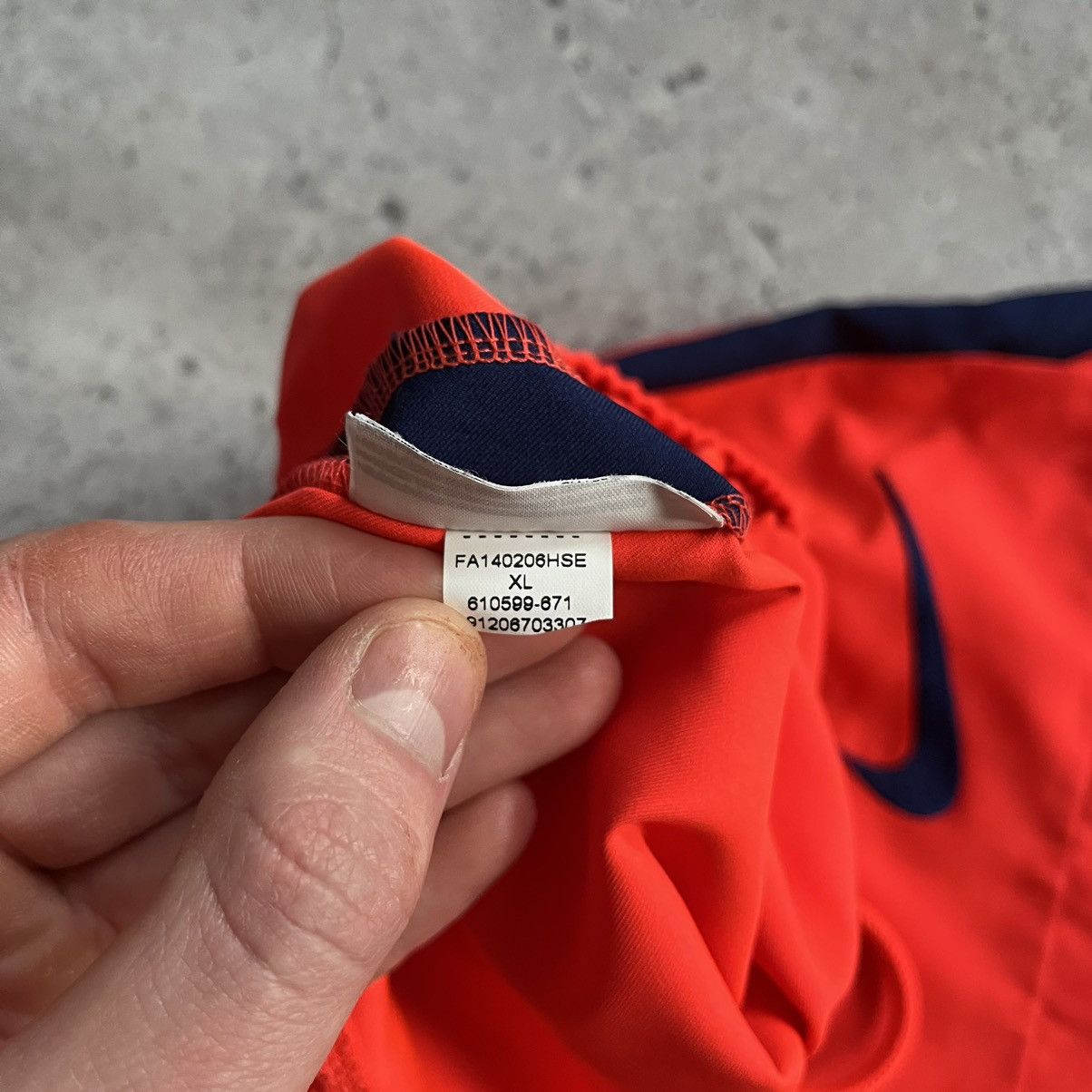 Nike × Vintage Vintage Nike FC Barcelona Soccer Football Shorts Y2K Bloke Size US 34 / EU 50 - 7 Thumbnail