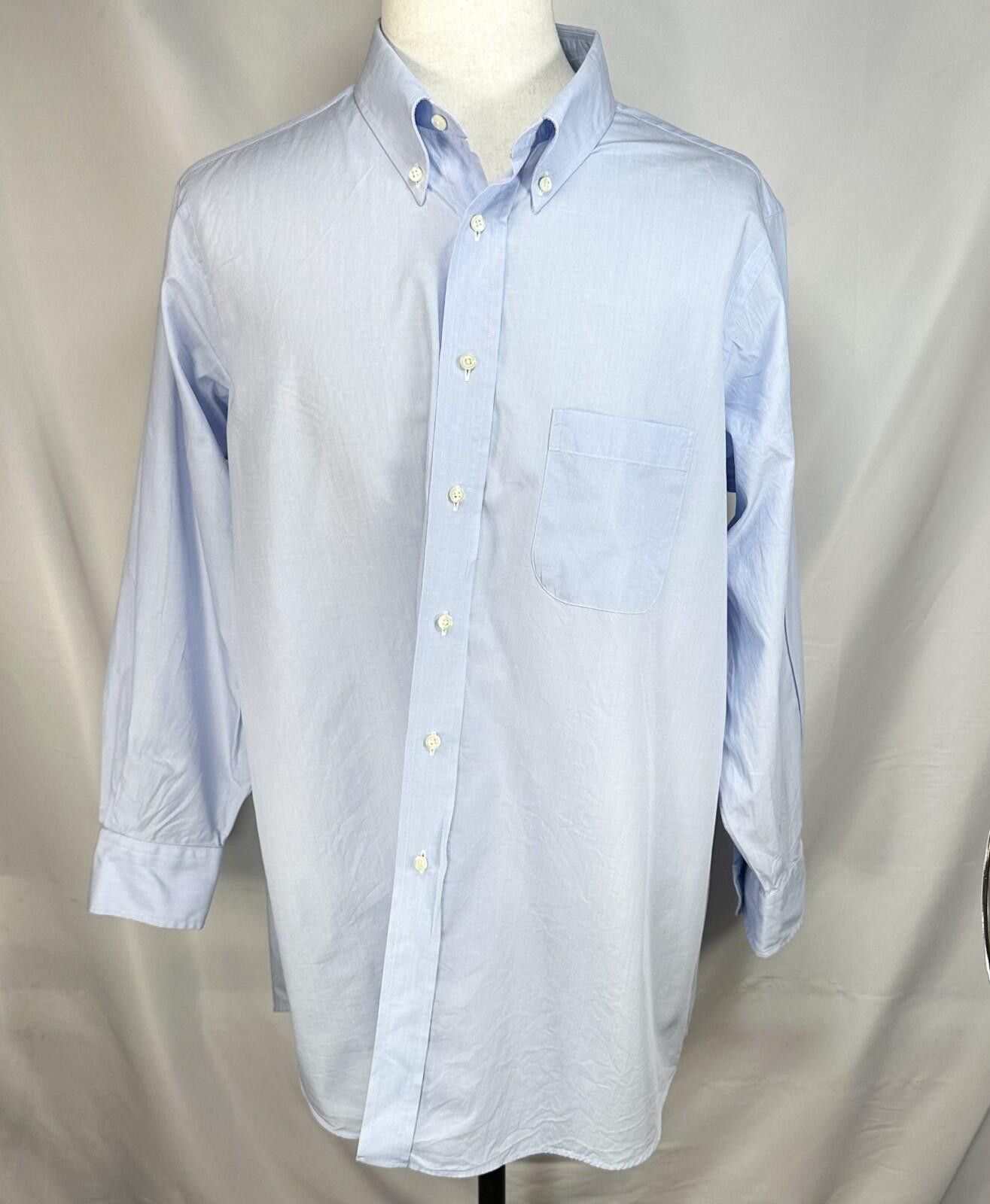 Other Tom James Executive Collection Oxford Button Up Blue Men XL Size US XL / EU 56 / 4 - 1 Thumbnail
