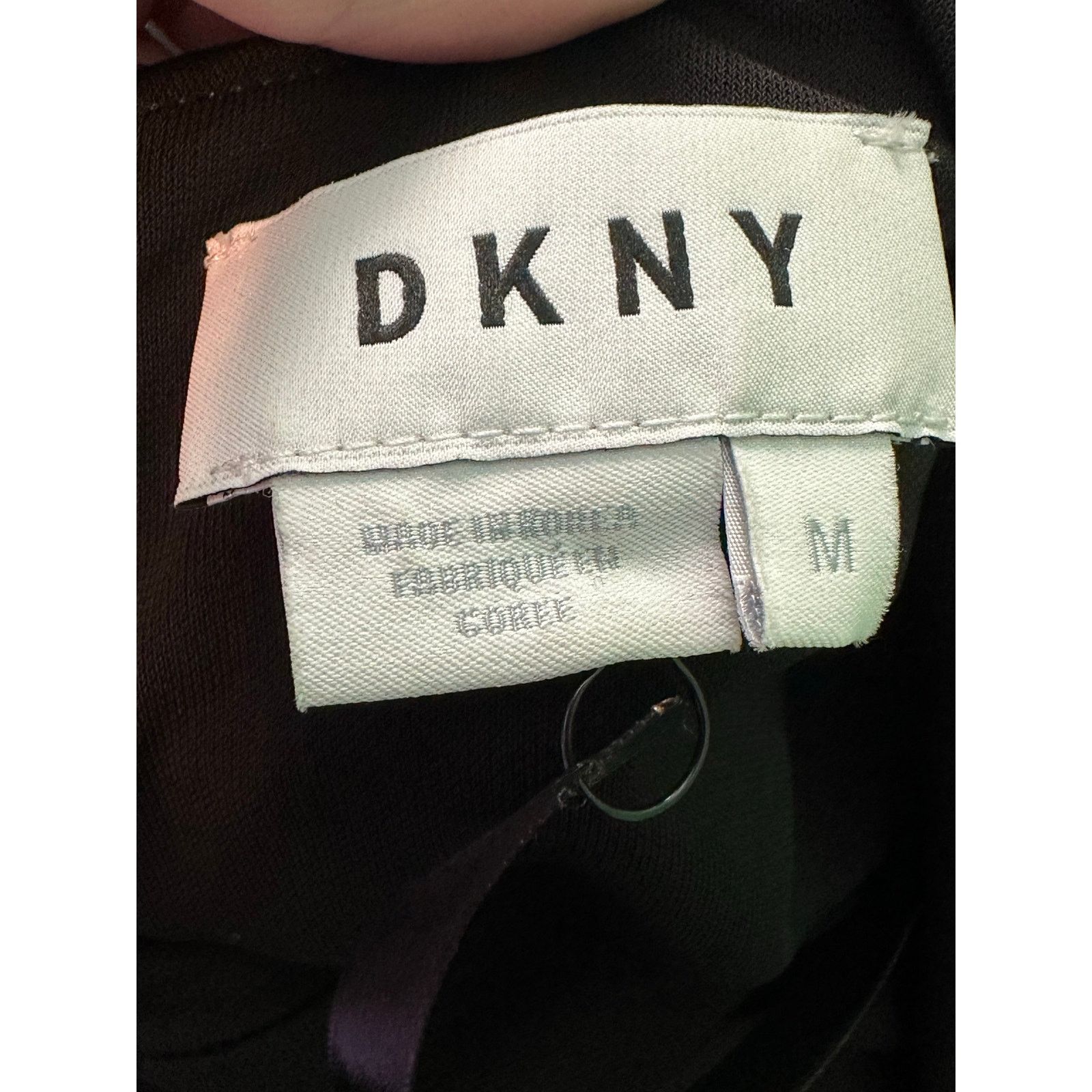 DKNY DKNY black overlay asymmetrical midi dress size Medium Size M / US 6-8 / IT 42-44 - 3 Thumbnail