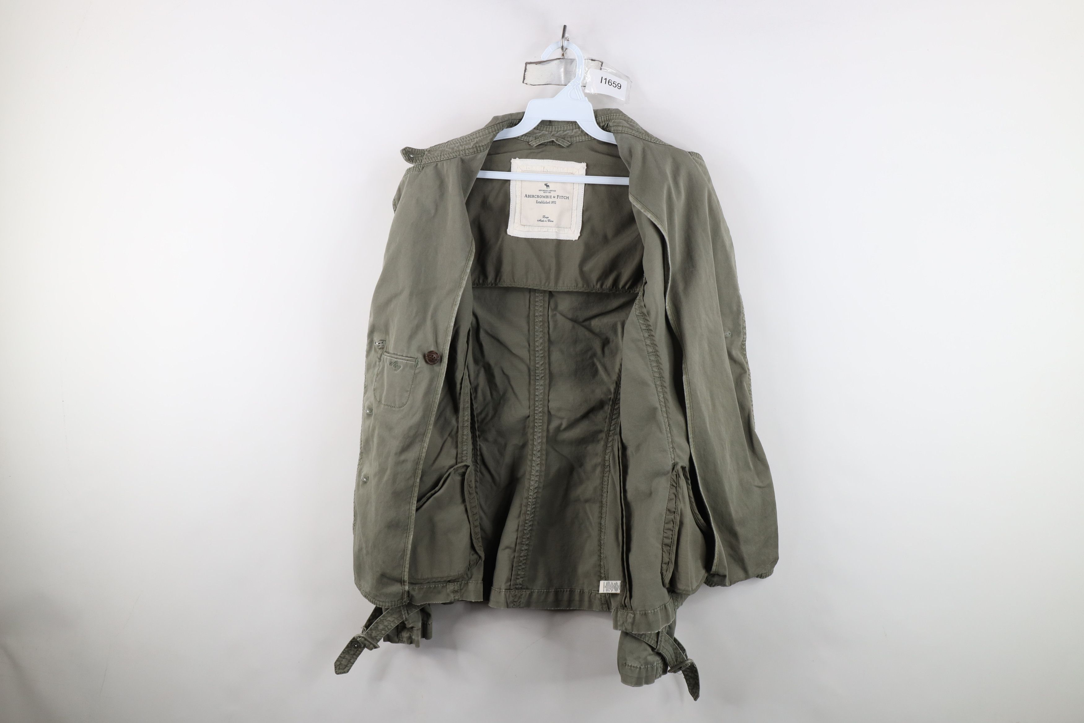 Abercrombie & Fitch Vintage Y2K Abercrombie & Fitch Military Jacket Green Size L / US 10 / IT 46 - 10 Thumbnail