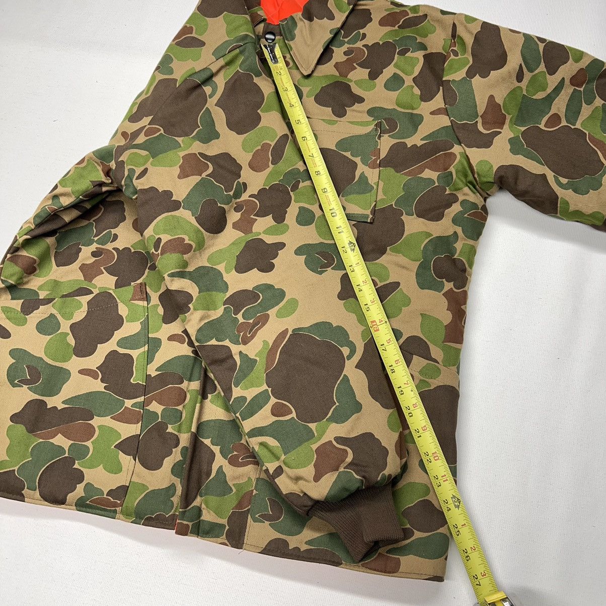 Vintage VTG Ranger Jacket Duck Camo Orange Lined Quilted Canvas 90s Size US M / EU 48-50 / 2 - 23 Thumbnail