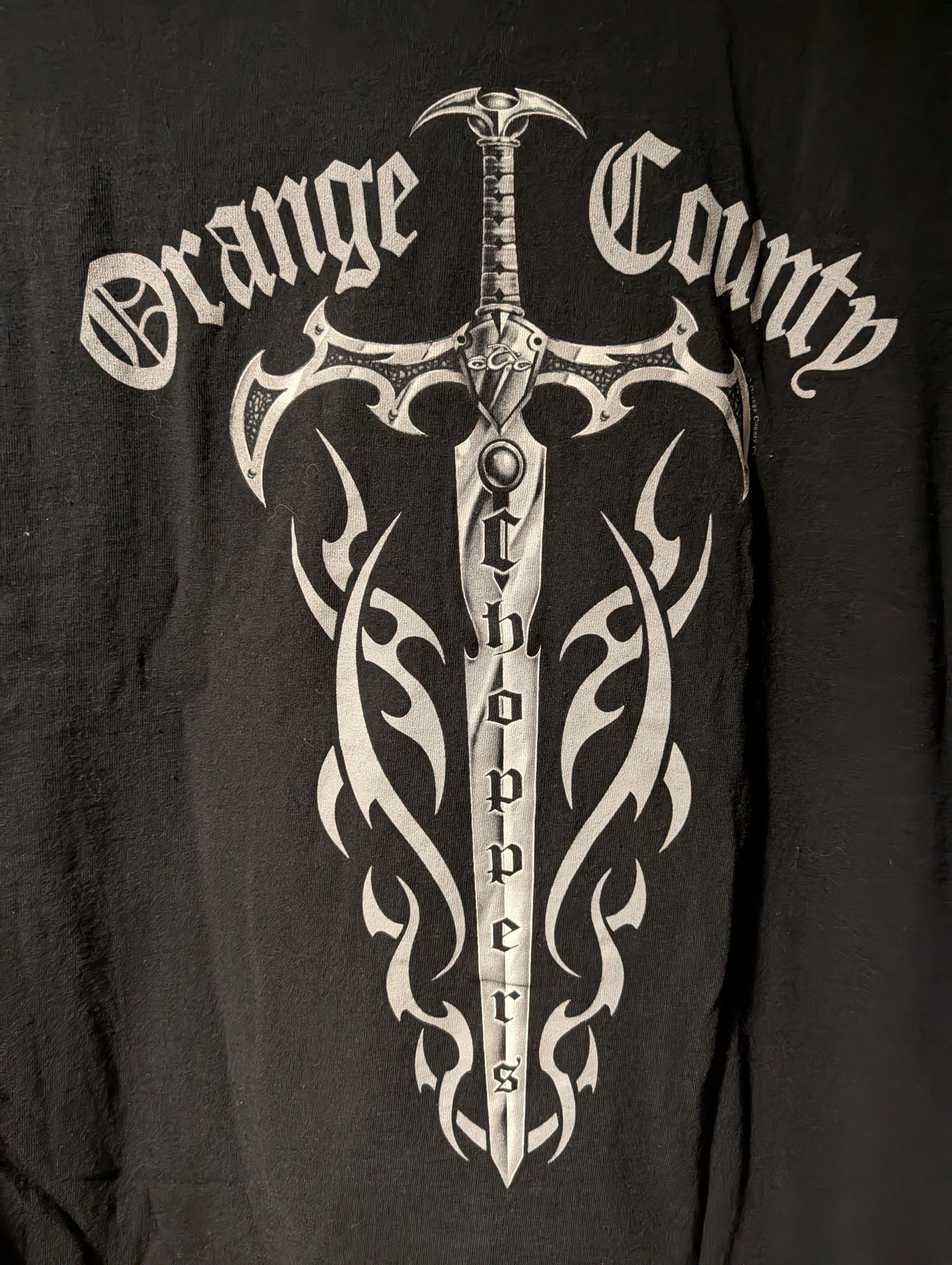 West Coast Choppers Vintage Y2K Orange County Choppers Sword Motorcycle T-Shirt Size US XXL / EU 58 / 5 - 2 Thumbnail
