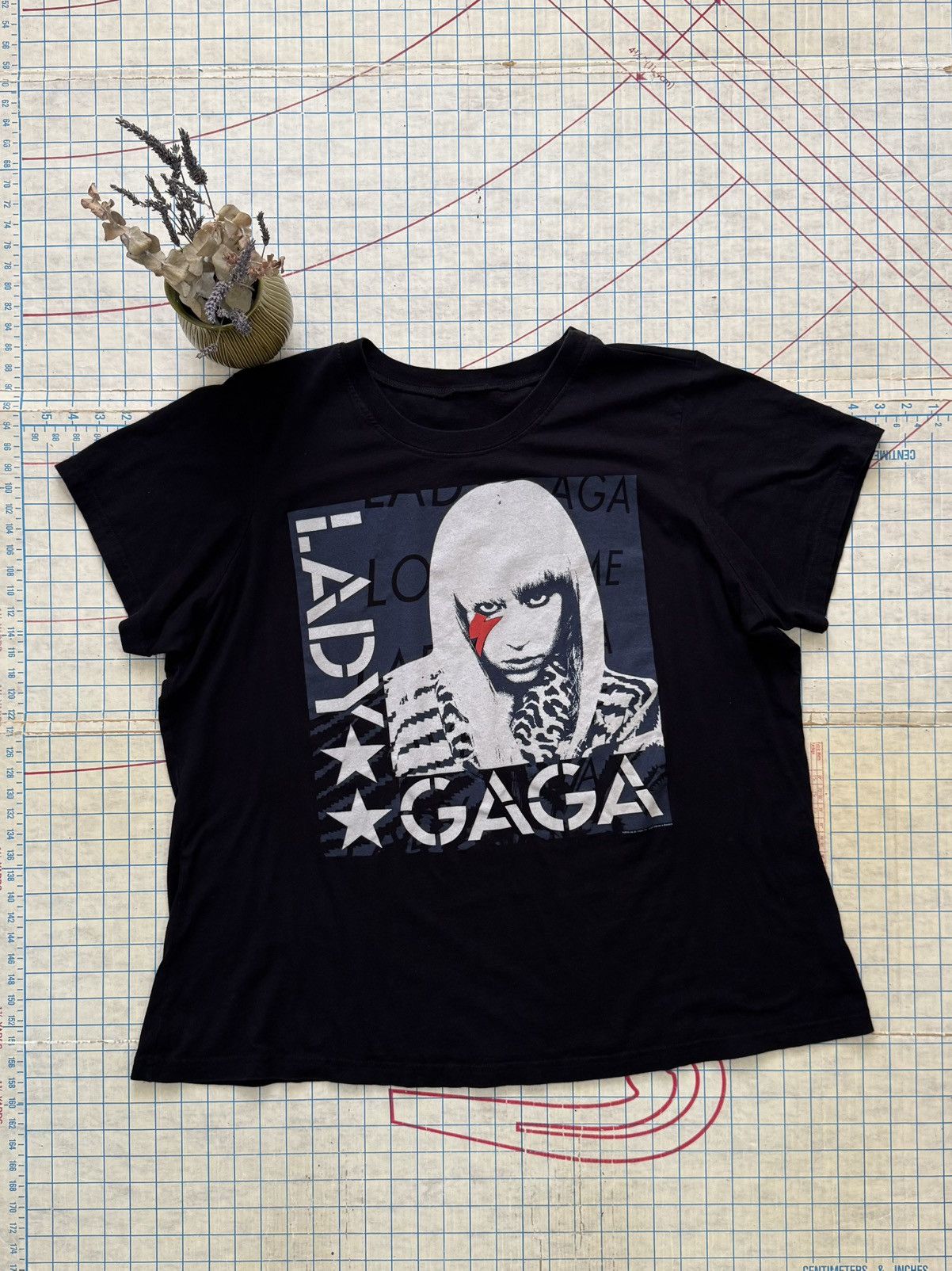 Band Tees Vintage Y2K Lady Gaga Black Women’s Tee Fits XL-XXL Size XXL / US 16-18 / IT 52-54 - 1 Thumbnail