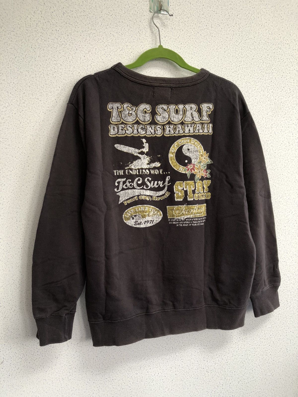 Japanese Brand T&C Surf Designs Vintage Sweatshirt Size US M / EU 48-50 / 2 - 5 Thumbnail
