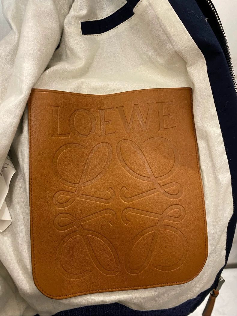 Loewe LOEWE Cuffed leather pocket with logo and skull embroidere Size XL / US 12-14 / IT 48-50 - 5 Thumbnail