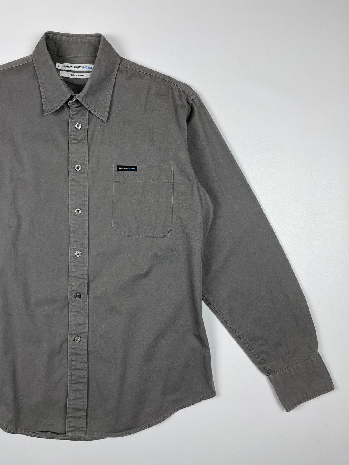 Saint Laurent Paris Saint Laurent Jeans Shirt Size US L / EU 52-54 / 3 - 3 Thumbnail