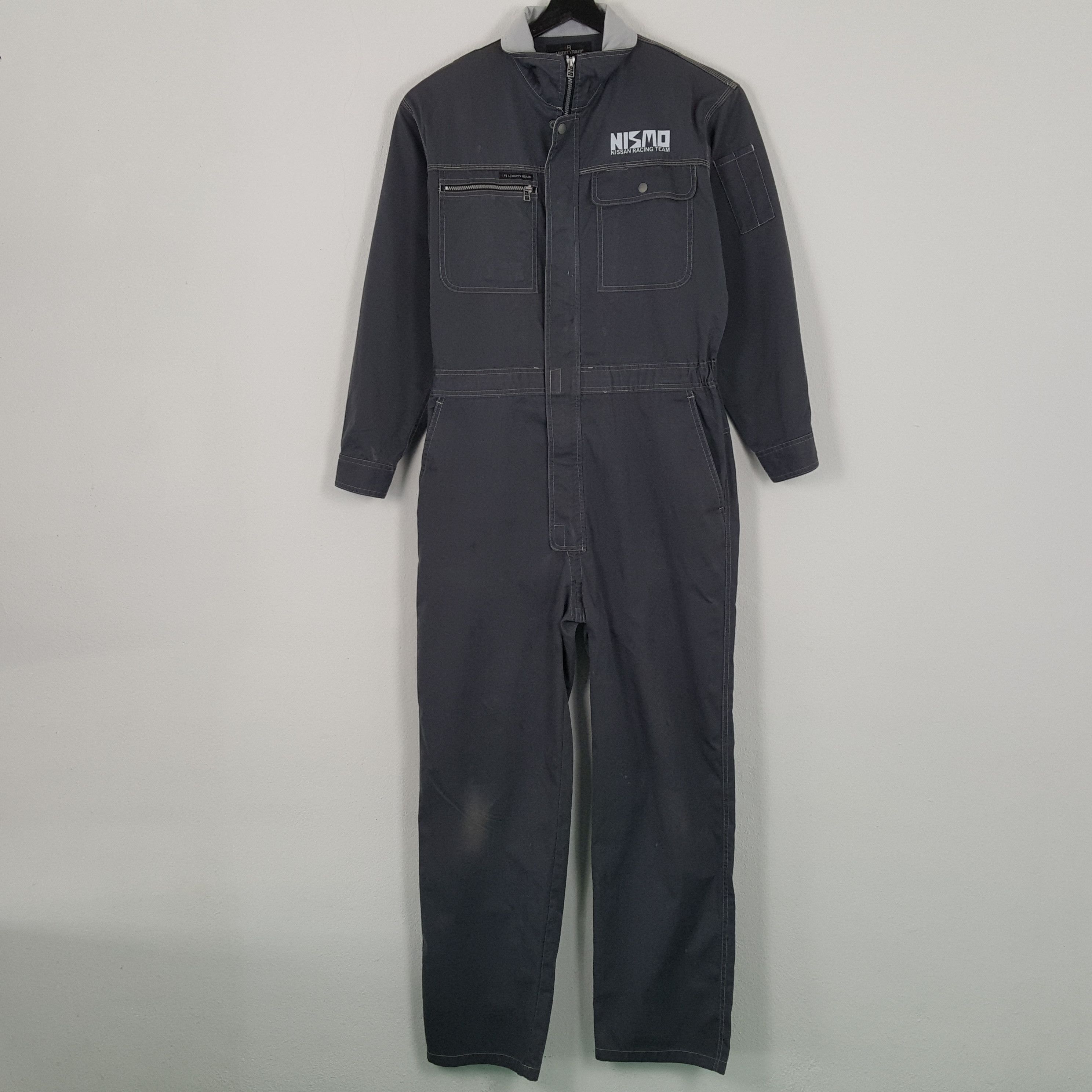 Vintage NISMO NISSAN RACING TEAM Workwear Style Custom Art Jacket Size US L / EU 52-54 / 3 - 4 Thumbnail
