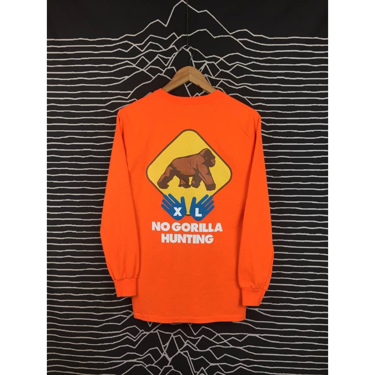 Vintage × Xlarge XLARGE Los Angeles No Gorilla Hunting Longsleeve Tee Size US S / EU 44-46 / 1 - 2 Thumbnail