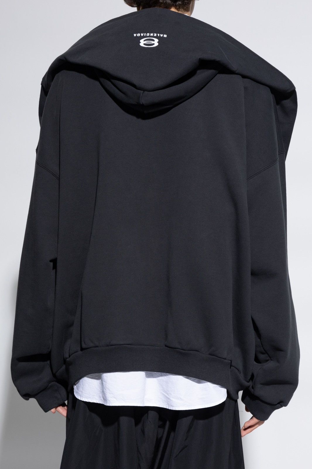 Balenciaga UNITY SPORTS ICON INCOGNITO ZIP-UP HOODIE Size US S / EU 44-46 / 1 - 11 Thumbnail