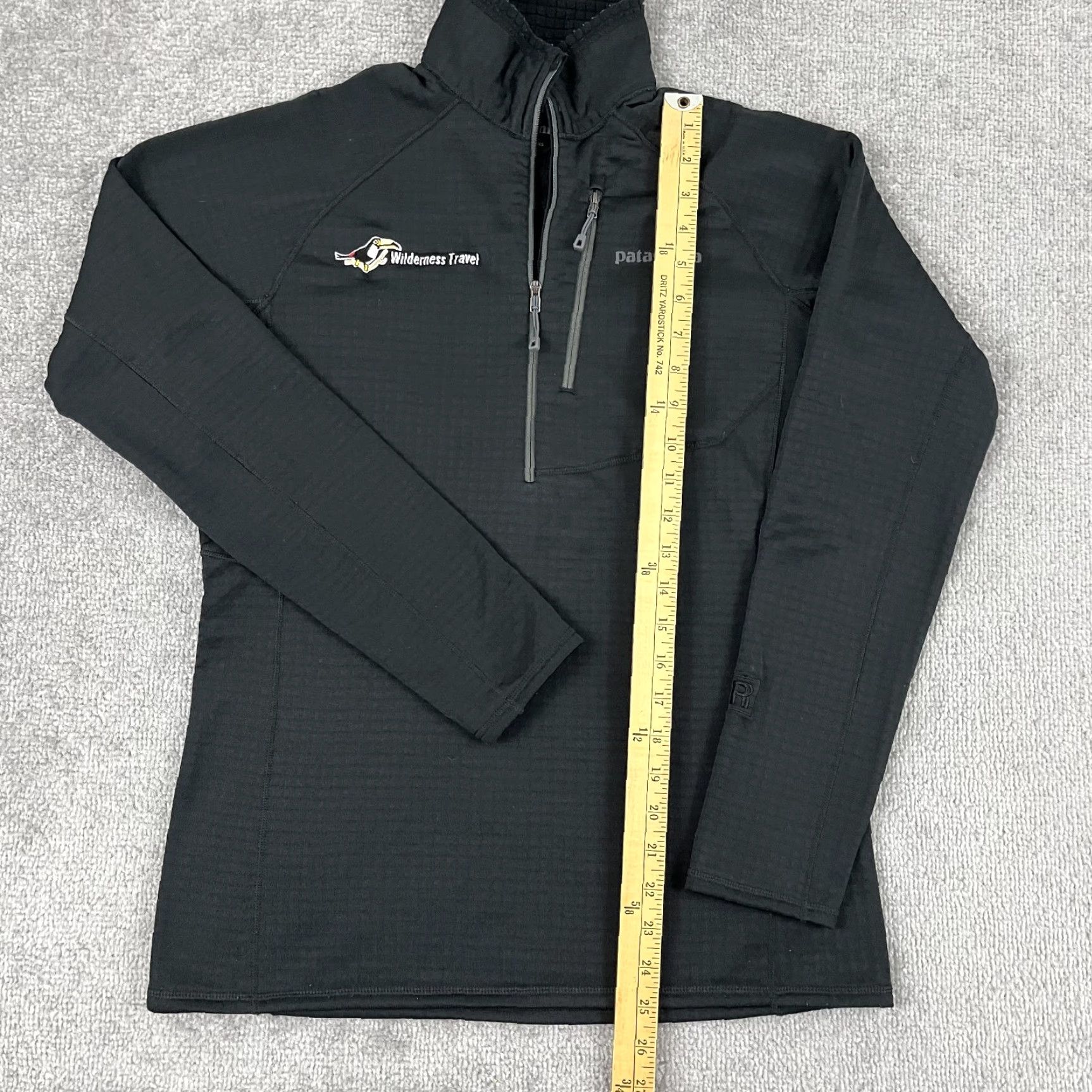 Patagonia Patagonia R1 Pullover Womens Medium Black 1/2 Zip Regulator Fleece Hiking Jacket Jacket Size M / US 6-8 / IT 42-44 - 6 Thumbnail