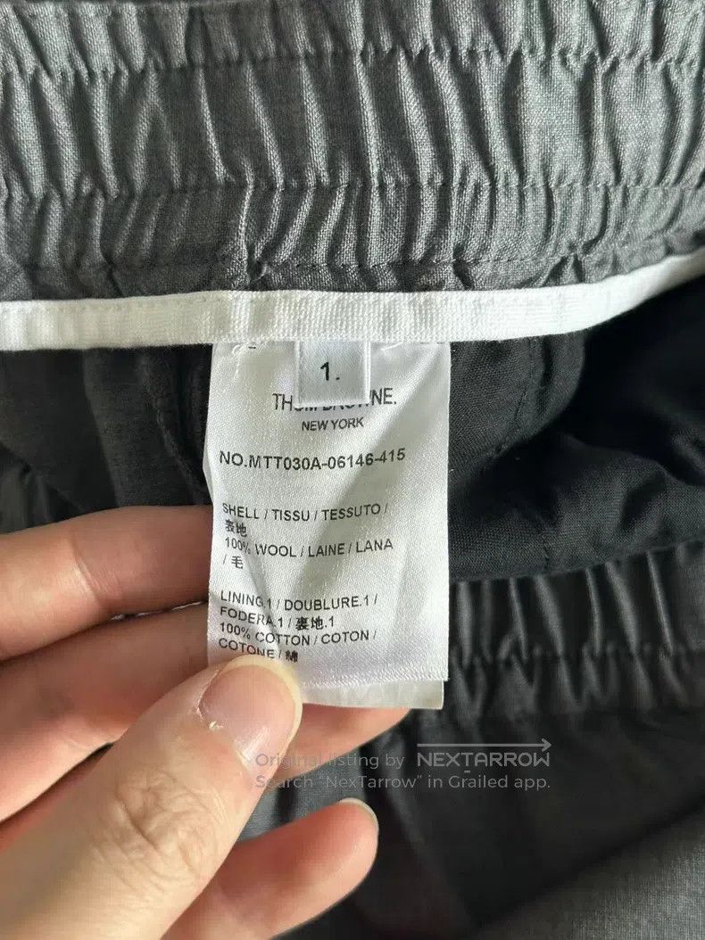 Thom Browne Thom Browne size 1 Wool Sweatpants Size US 29 - 4 Thumbnail