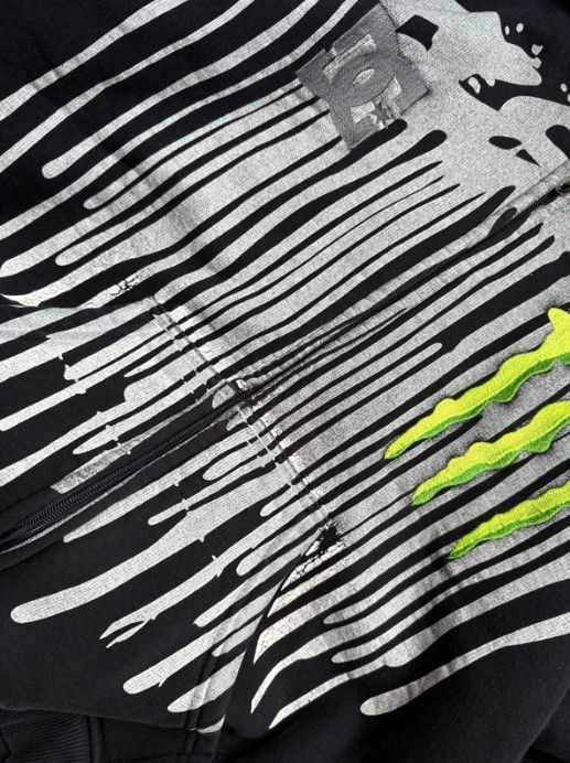 DC DC Shoes Monster Energy Zip Hoodie Ken Block Black Size US S / EU 44-46 / 1 - 5 Thumbnail