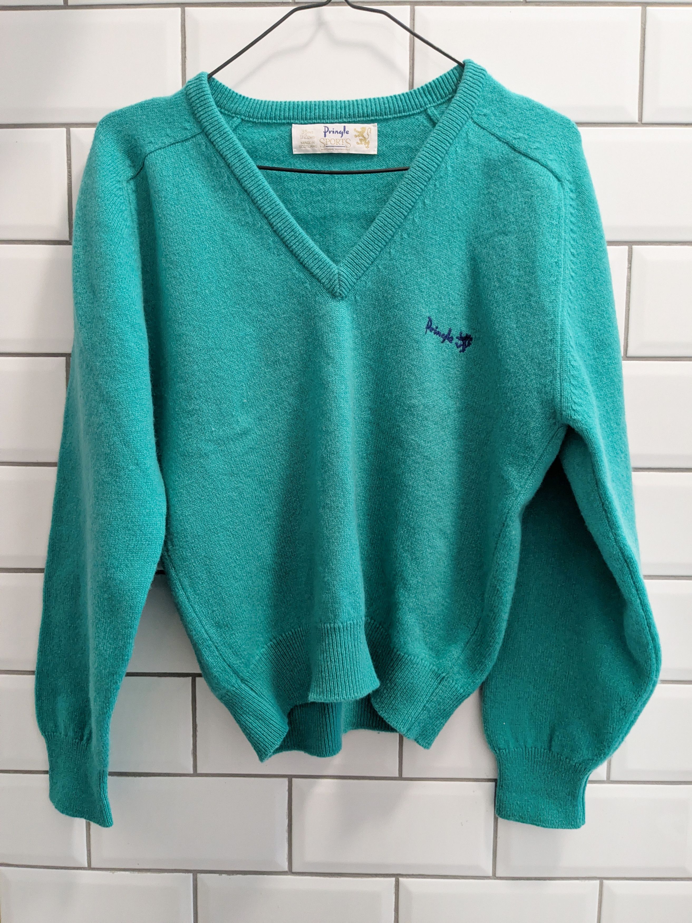 Pringle Of Scotland Pringle of Scotland Wool Sweater – Vintage, Size M Size M / US 6-8 / IT 42-44 - 7 Thumbnail