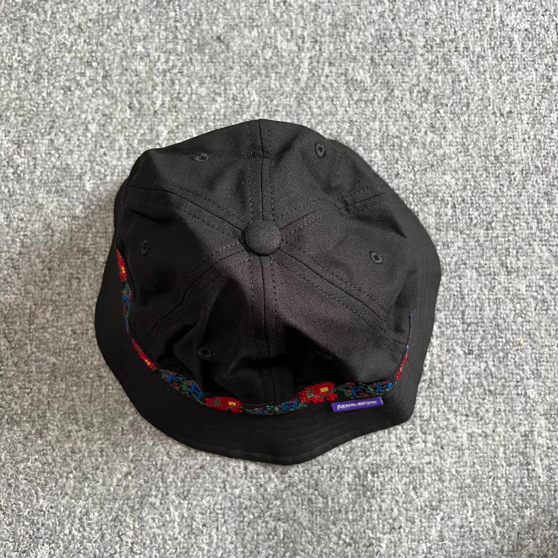 Fucking Awesome Fucking Awesome Cross-Stitch Bucket Hat Q7 Size ONE SIZE - 7 Thumbnail