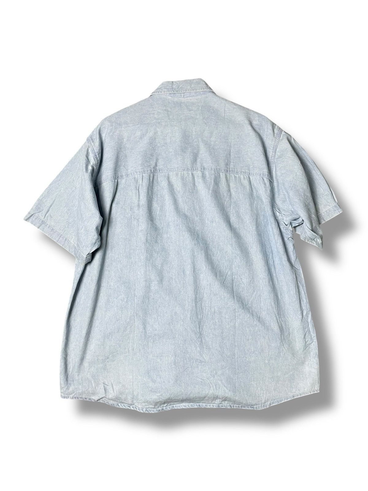 Japanese Brand × Vintage Authentic Mandoc Street Denim Button Up Shirts (82) Size US M / EU 48-50 / 2 - 6 Thumbnail