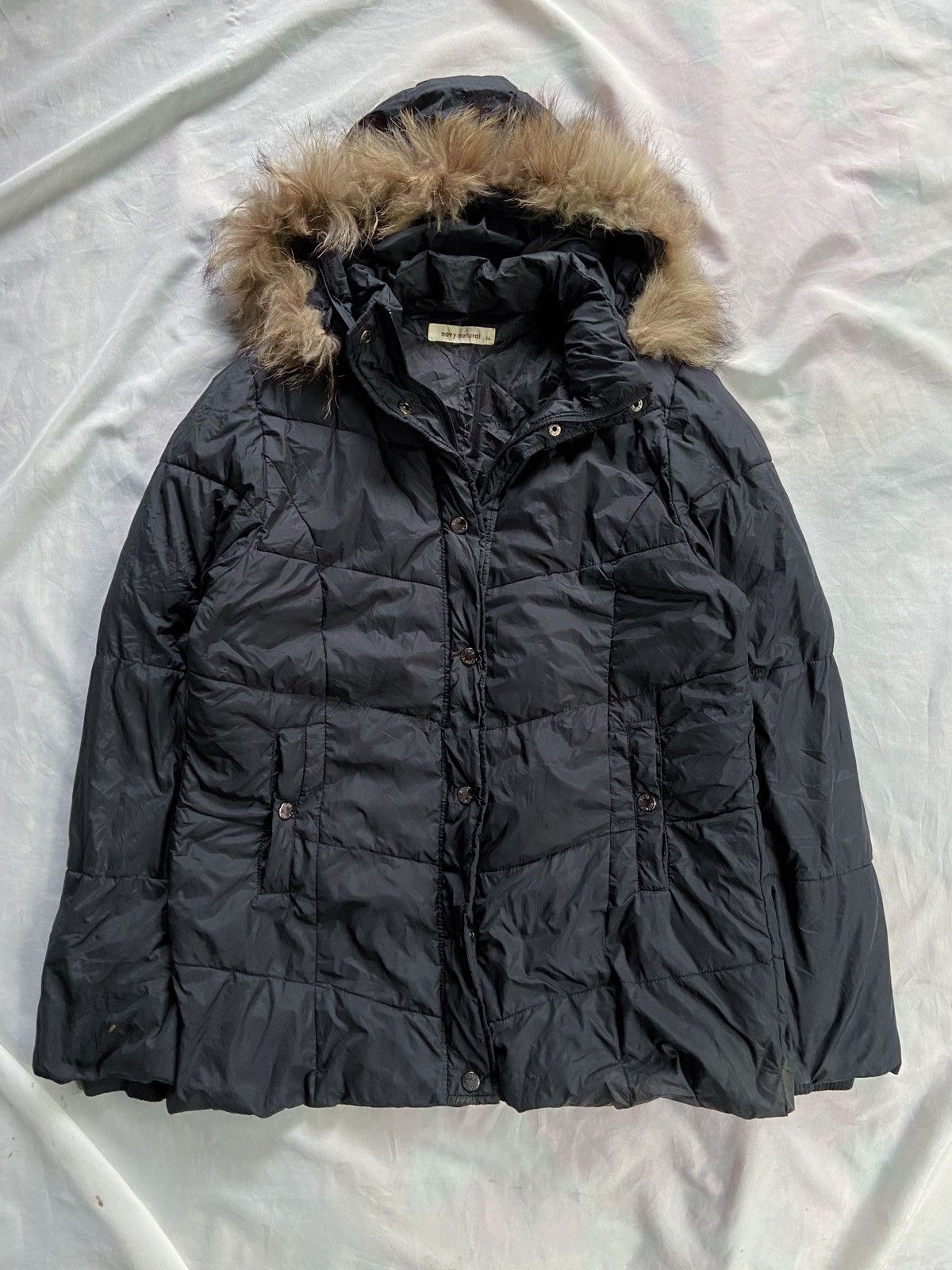 Isamu Katayama Backlash JAPANESE NAVY NATURAL PUFFER DOWN FUR JACKET Size US M / EU 48-50 / 2 - 1 Thumbnail