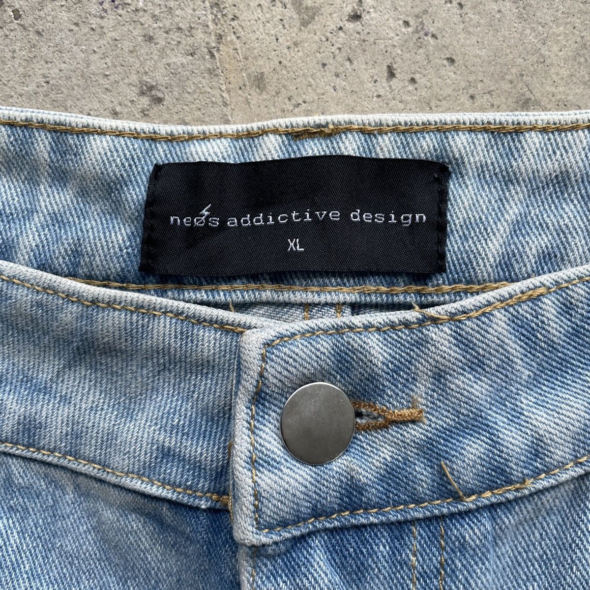 Japanese Brand Vintage Japanese Bootcut Ripped Faded Jeans Flare Denim Pant Size US 34 / EU 50 - 6 Thumbnail