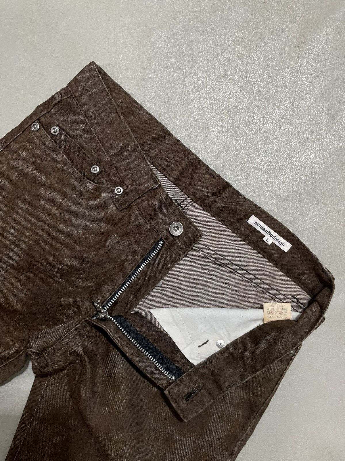 Le Grande Bleu (L.G.B.) Semantic Abstract Flare Jeans Mudwash tornado mart style Size US 29 - 3 Thumbnail