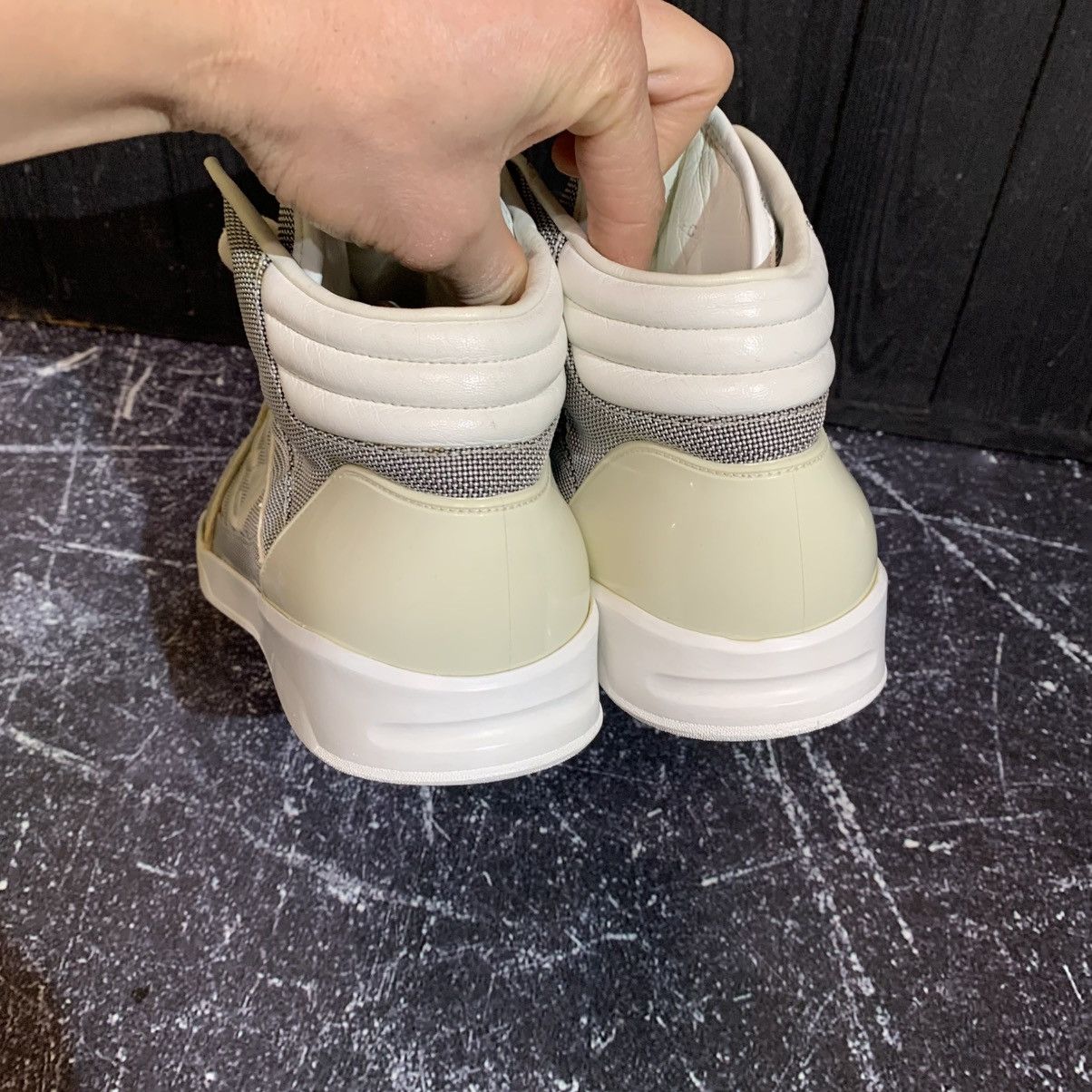 Gucci Gucci GG Baling Fabric High Top Grey Sneakers Size 13.5 47.5 Size US 13 / EU 46 - 6 Thumbnail