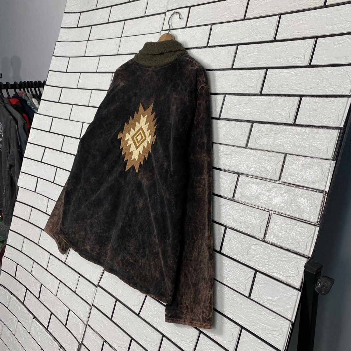 Japanese Brand 🔥VINTAGE BUTTON JACKET CHIMAYO NAVAJO DESIGN BACKHIT Size US M / EU 48-50 / 2 - 3 Thumbnail