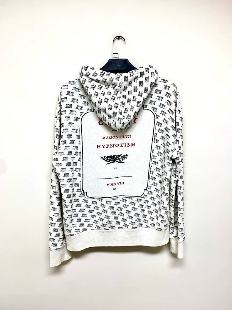 Gucci Gucci Full-print hooded sweatshirt 2501-Nextarrow Size US M / EU 48-50 / 2 - 8 Thumbnail