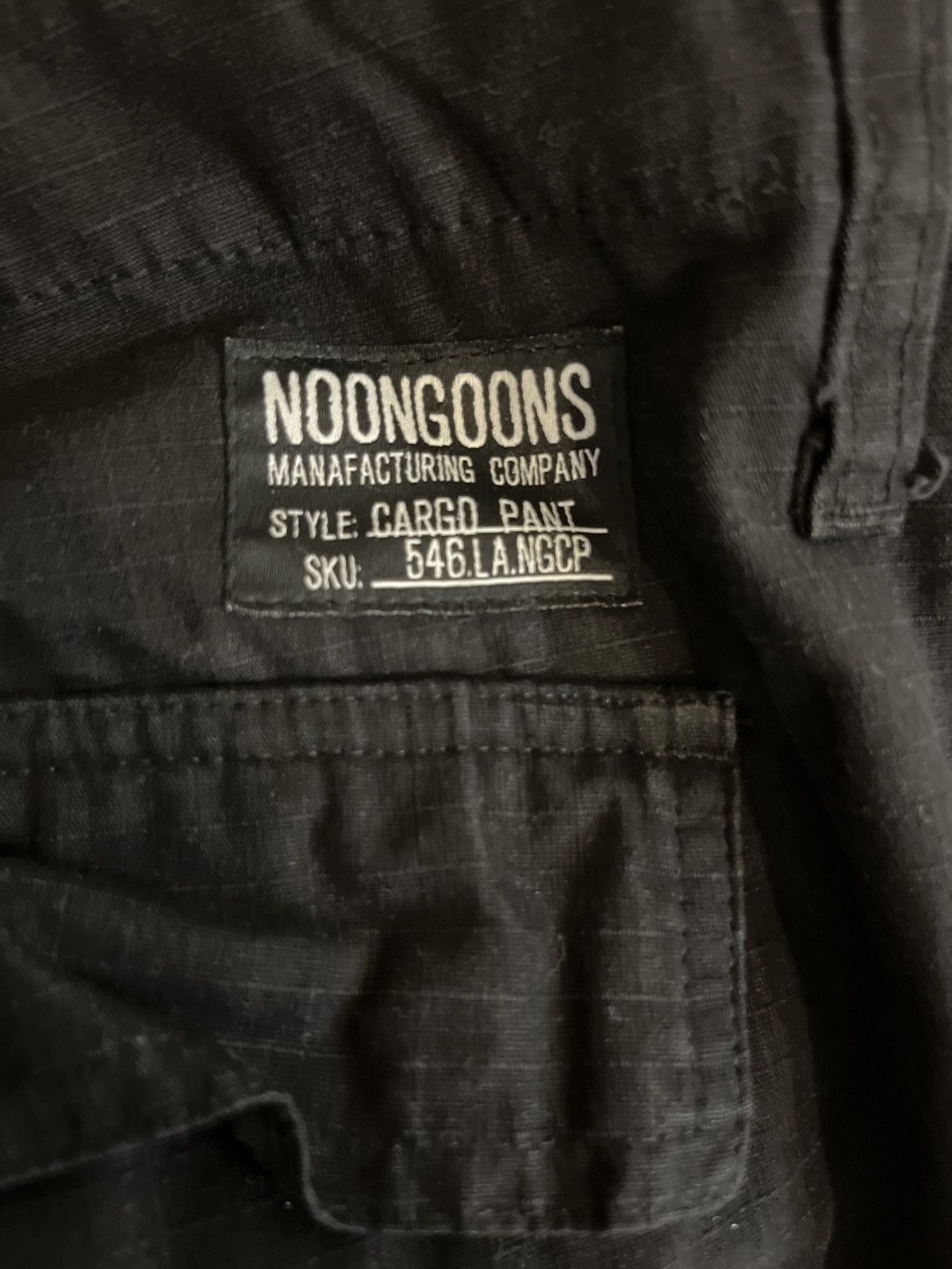 Noon Goons Millennium Cargo Pant × 1 30 / BLACK Size US 30 / EU 46 - 4 Thumbnail