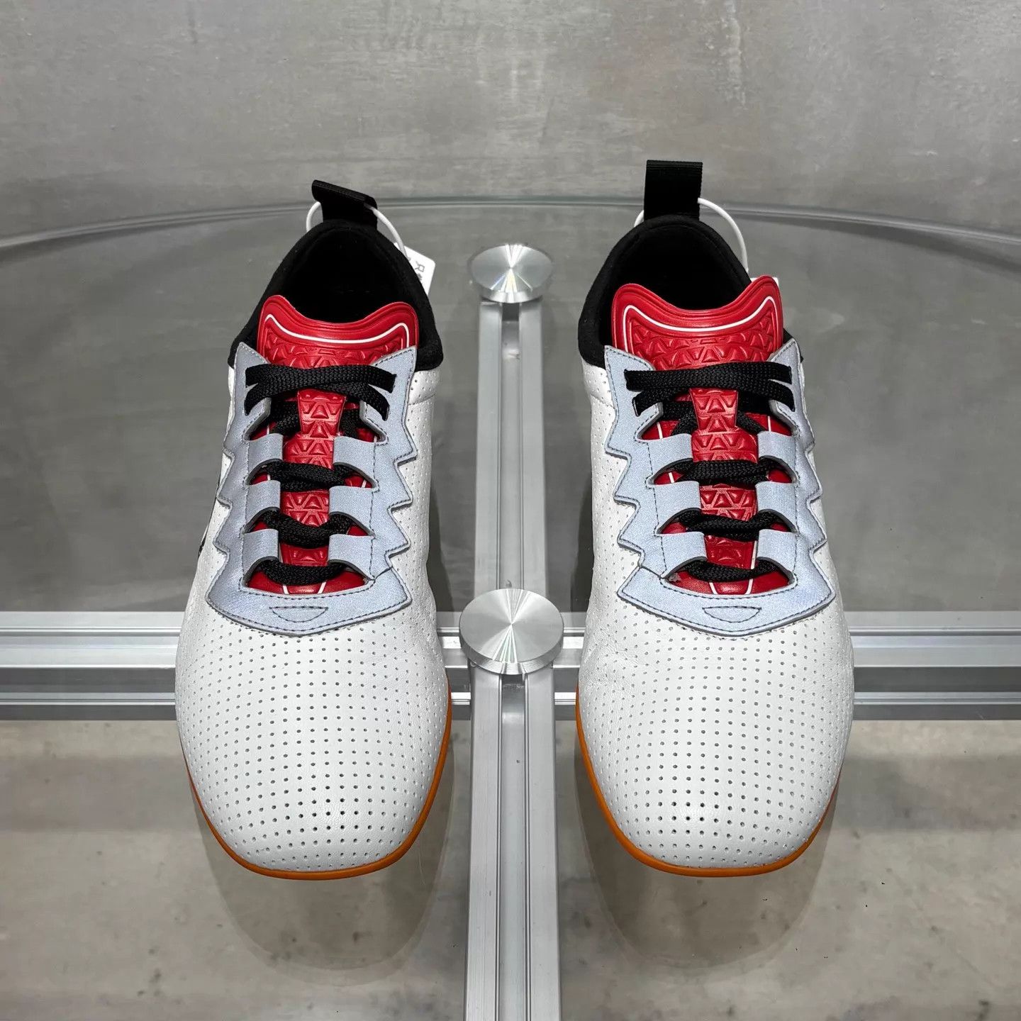 Valentino Valentino Chromatho Black/White/Red Sneakers 38 New Size US 7.5 / IT 37.5 - 1 Thumbnail