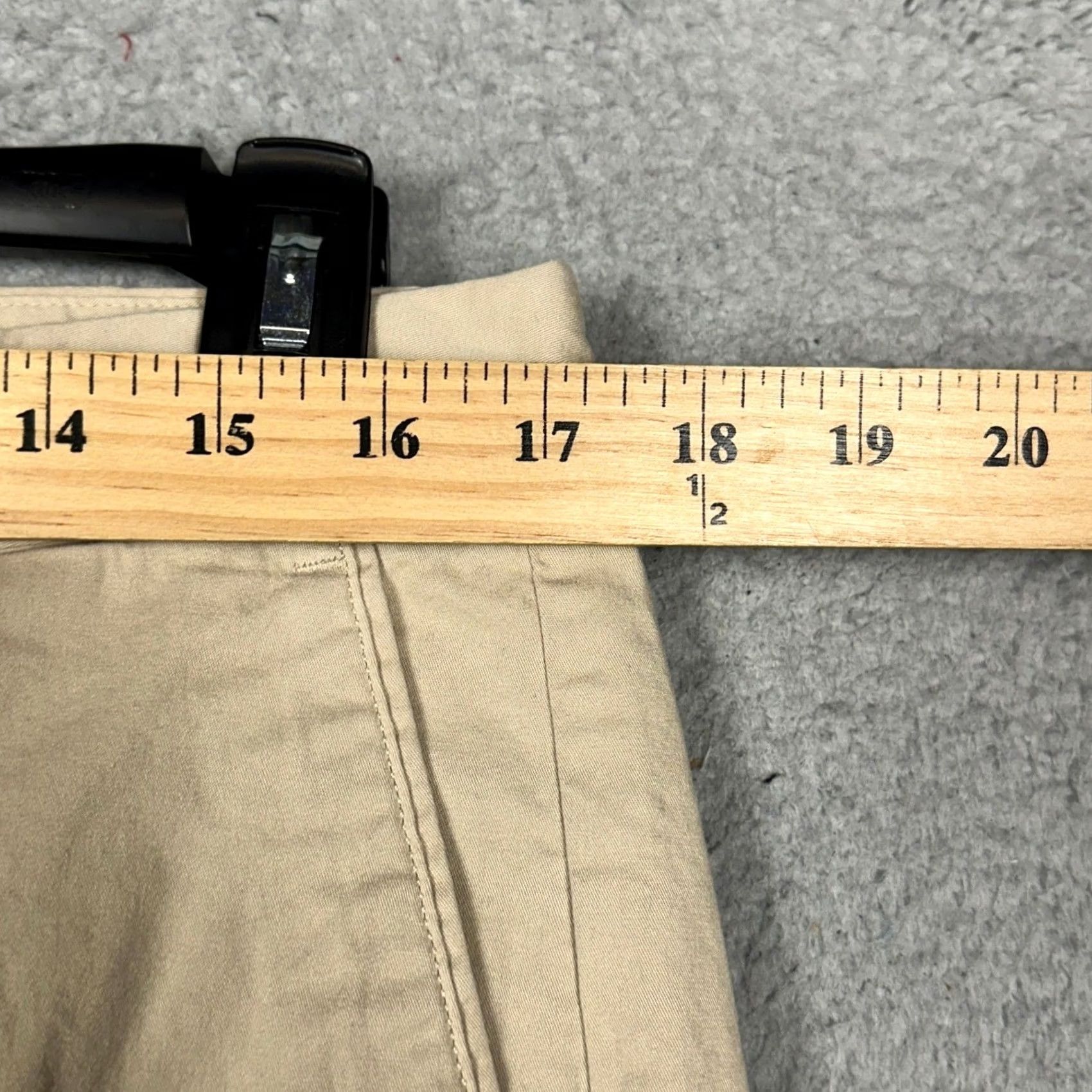Bonobos Bonobos Pants Slim Khakis 33 Regular Tan Beige 33x34 Chino Flat Front Stretch Tapered Mens Size US 33 - 7 Thumbnail