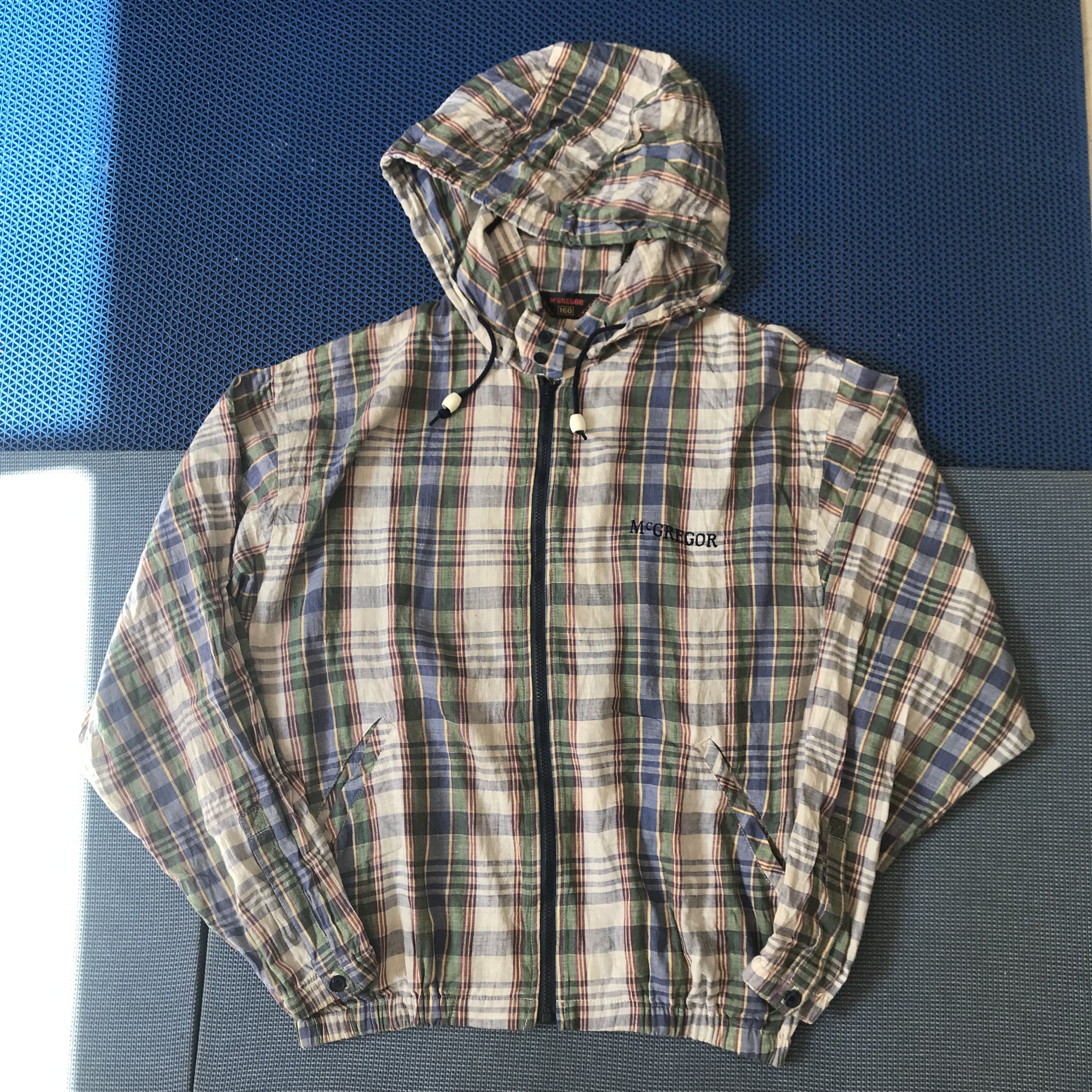 McGregor Vintage Mc Gregor Madrass ivy League Tartan hoodie Jacket Size US M / EU 48-50 / 2 - 4 Thumbnail