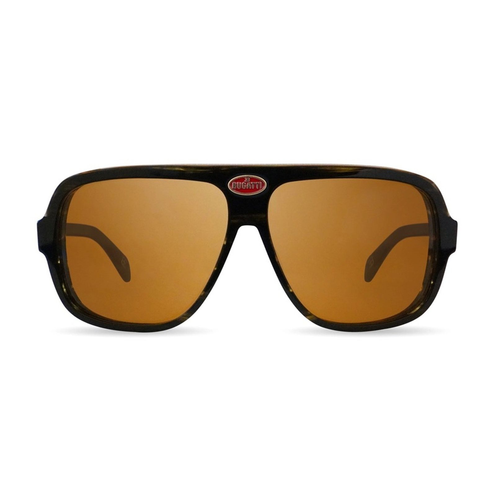 Bugatti New! BUGATTI 06-DT Stylish Dark Tortoise Aviator Sunglasses Size ONE SIZE - 7 Thumbnail