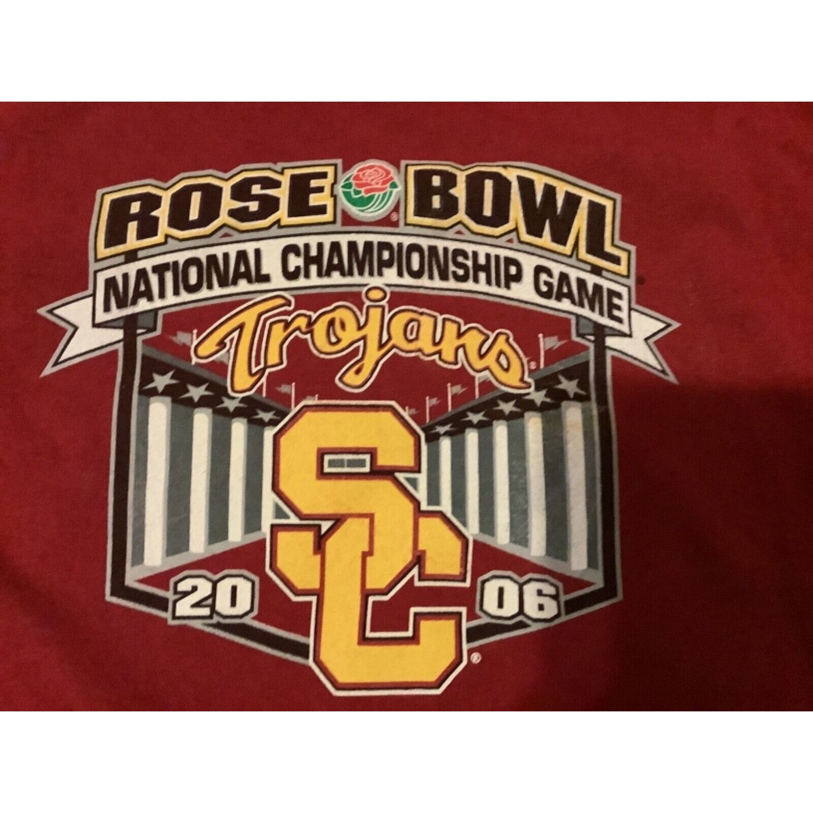 Other USC TROJANS 2006 Rose Bowl Championship T-shirt Men’s Sl Size US S / EU 44-46 / 1 - 2 Thumbnail