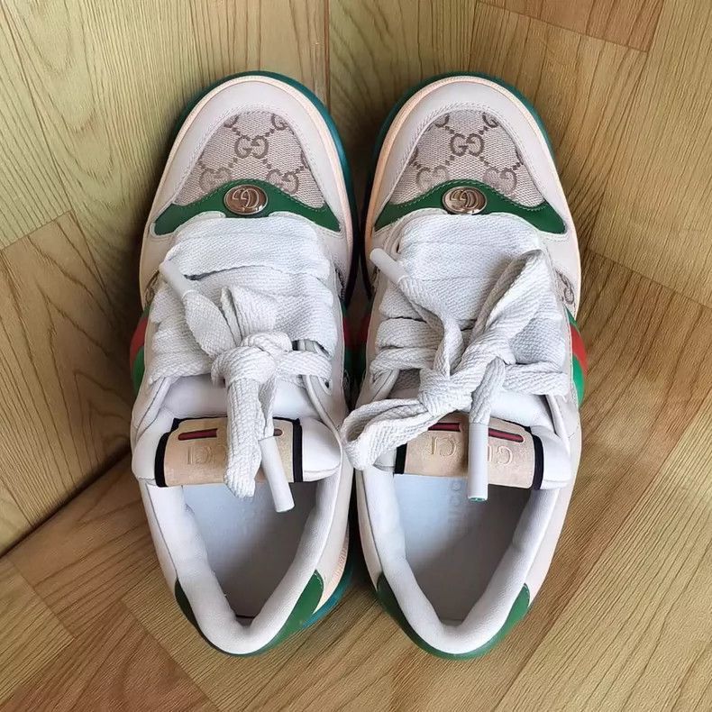 Gucci gucci screener low-top sneakers in beige-2507 Size US 7.5 / EU 40-41 - 5 Thumbnail