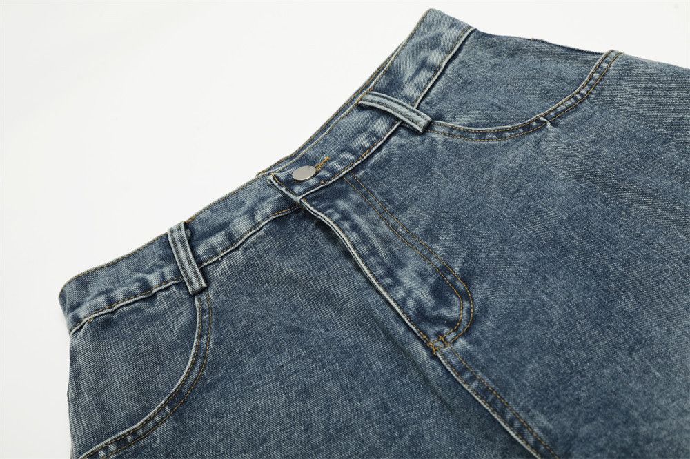 Jean American washed men's embroidered puppy machete jeans Size US 32 / EU 48 - 3 Thumbnail