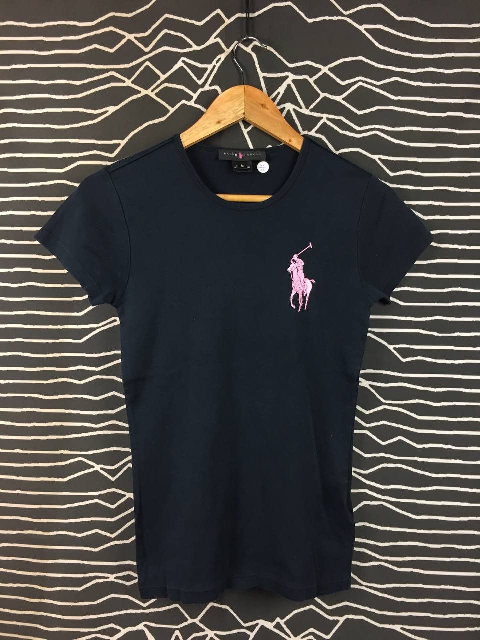 Ralph Lauren Vtg Ralph Lauren Pink Pony Big Logo Made In Usa Tee Size M / US 6-8 / IT 42-44 - 5 Thumbnail
