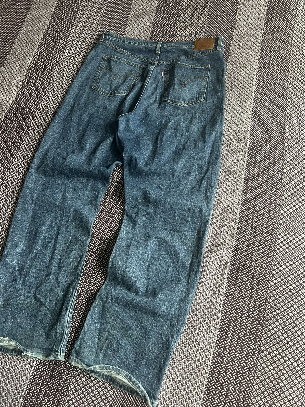Levi's Levis Premium Model Ribcage Straight Big E Faded Size W33 Size US 33 - 2 Thumbnail