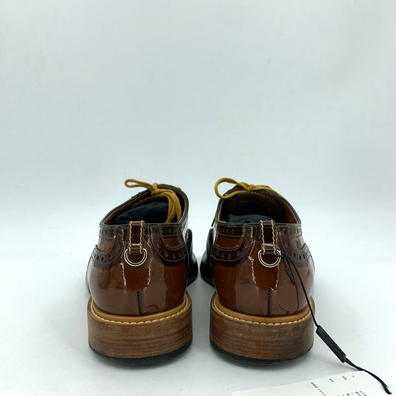 Burberry Burberry Mens Baroque Sculpted Leather Lace-Up Shoes With Or Size US 10.5 / EU 43-44 - 6 Thumbnail