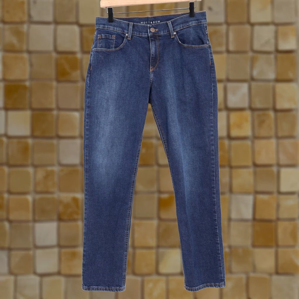 Mott & Bow Mott & Bow Jeans Denim Blue 29X30 Boyfriend Regular 30" Length Women Size 29" - 1 Thumbnail