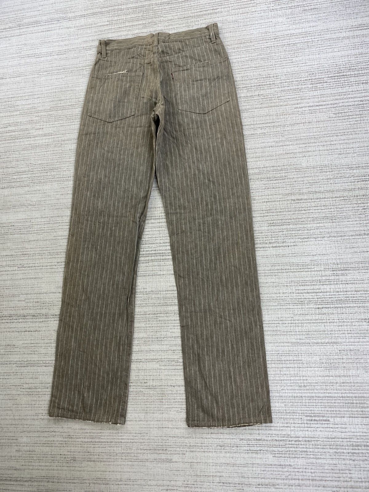 Le Grande Bleu (L.G.B.) × Smith's American × Vintage Vintage Smith American Union Made Striped Straight Cut Pants Size US 29 - 8 Thumbnail