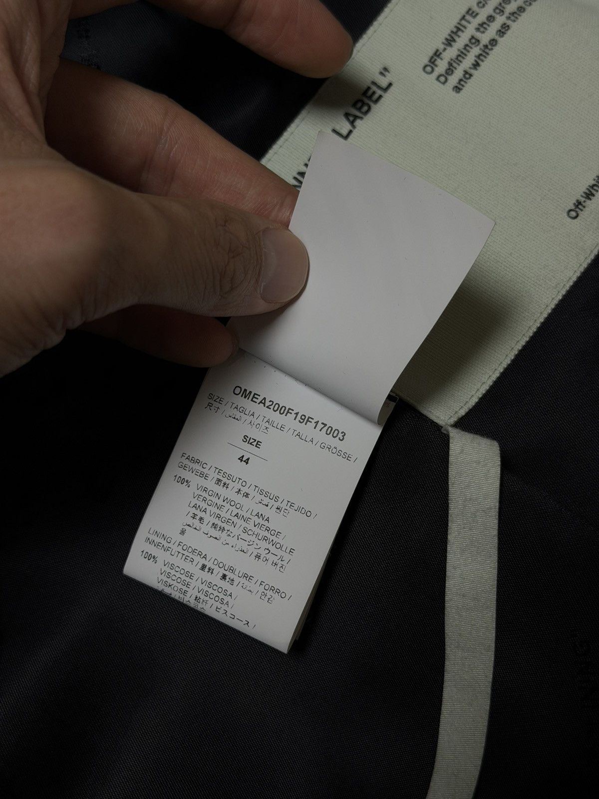 Off-White Scuba coat Size US S / EU 44-46 / 1 - 11 Thumbnail