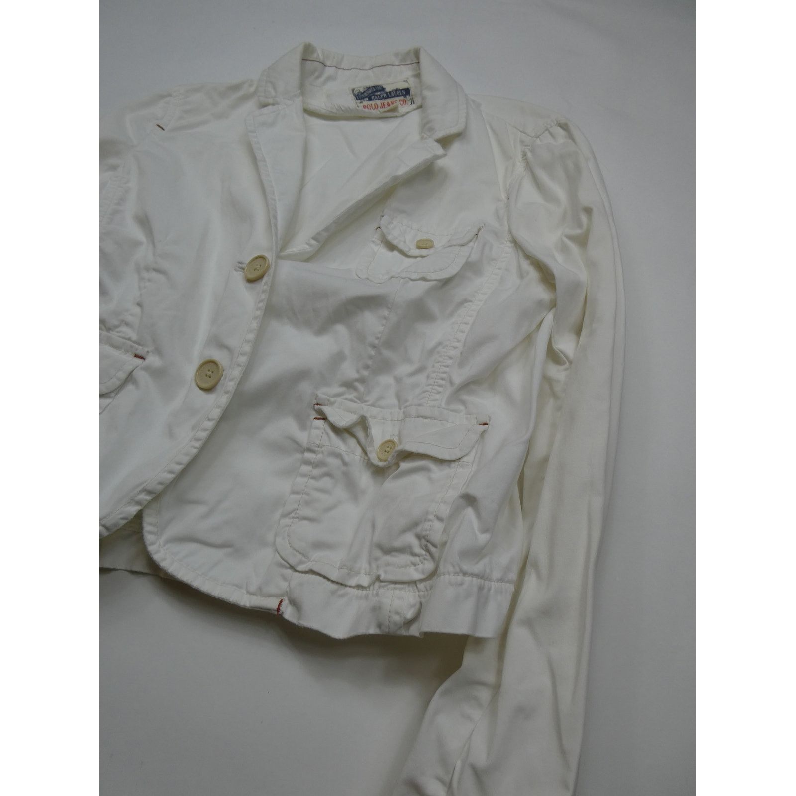 Ralph Lauren vintage RALPH LAUREN light weight chino jacket, white, XL Size XL / US 12-14 / IT 48-50 - 3 Thumbnail